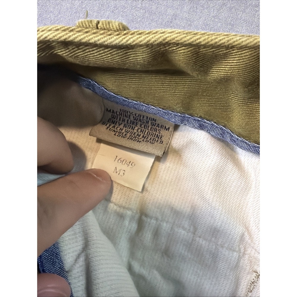 Bills Khakis Chino Pant Beige Style 6998 M3 Straight Leg Thick Cotton Mens 30x32 - Picture 10 of 11